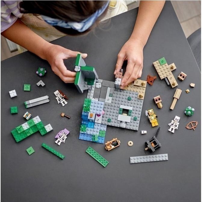 ［想樂］全新 樂高 Lego 21189 Minecraft 創世神 骷髏地牢-細節圖4