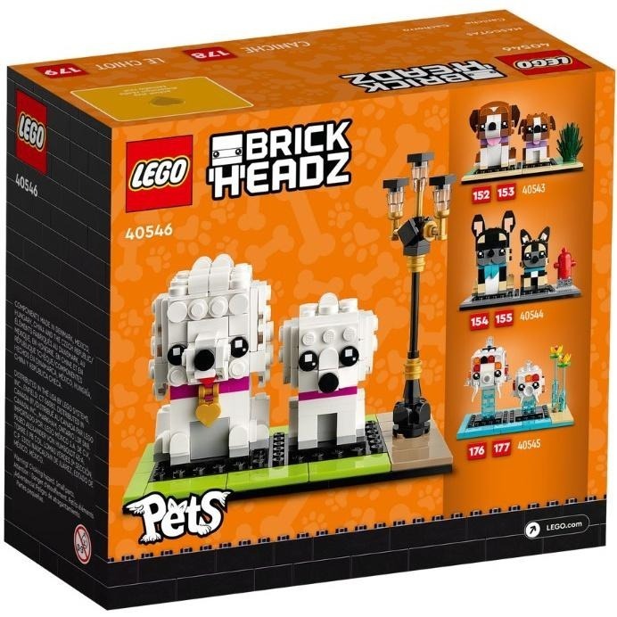 ［想樂］全新 樂高 Lego 40546 Brickheadz 貴賓狗-細節圖2