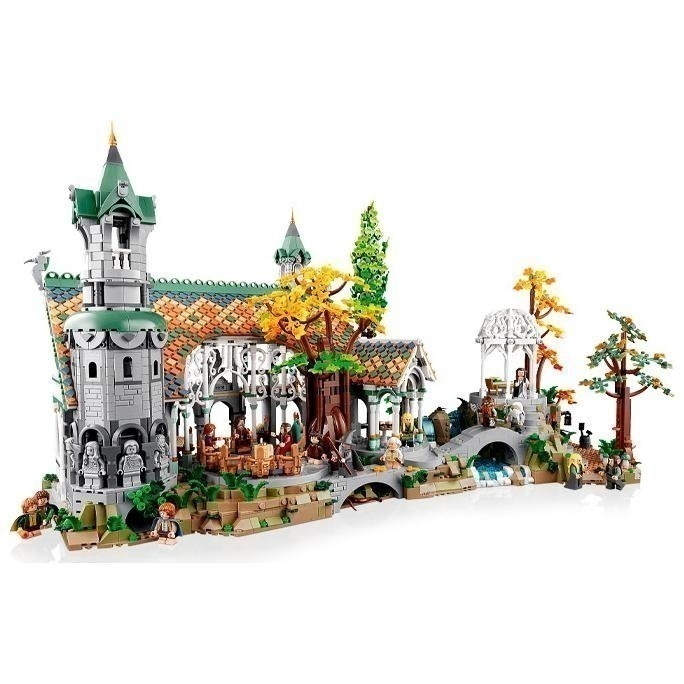 ［想樂］全新 樂高 LEGO 10316 Icons 魔戒 瑞文戴爾 RIVENDELL (原箱寄出)-細節圖3