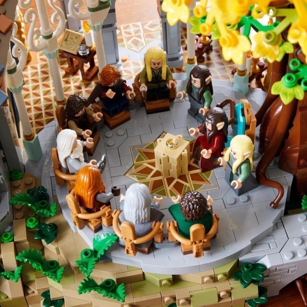 ［想樂］全新 樂高 LEGO 10316 Icons 魔戒 瑞文戴爾 RIVENDELL (原箱寄出)-細節圖9