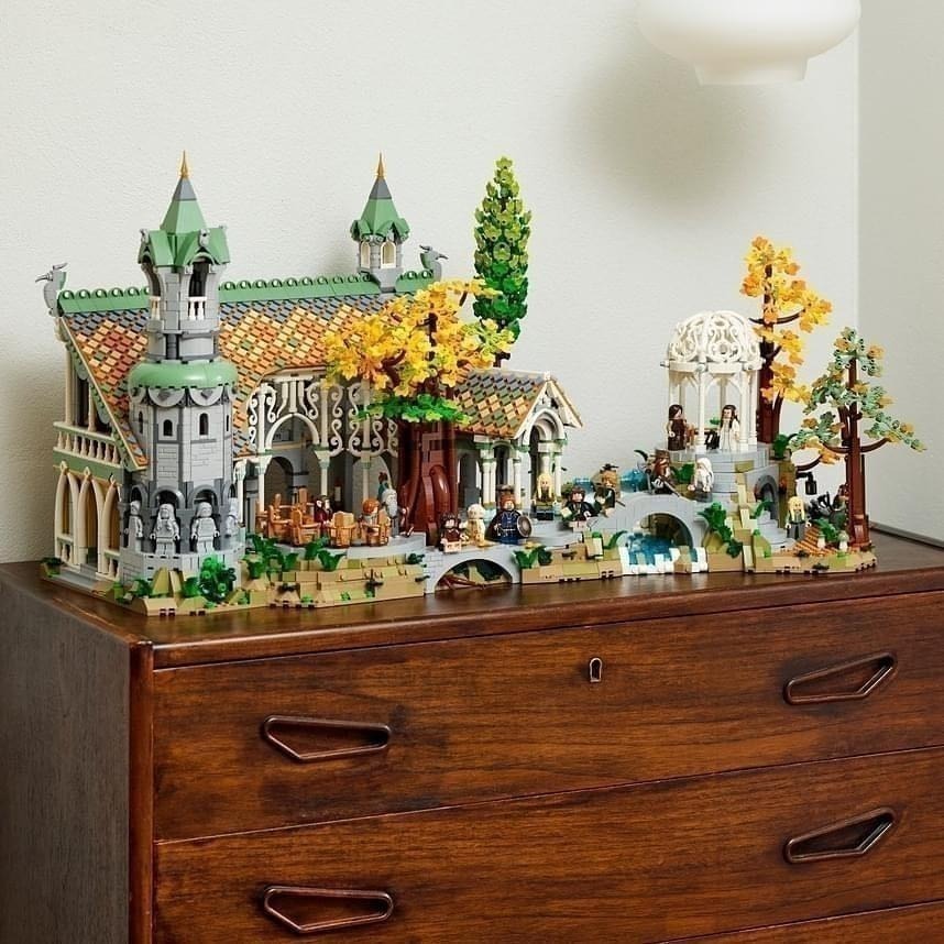 ［想樂］全新 樂高 LEGO 10316 Icons 魔戒 瑞文戴爾 RIVENDELL (原箱寄出)-細節圖4