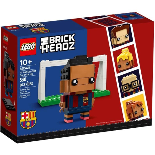 ［想樂］全新 樂高 LEGO 40542 Brickheadz 巴薩 足球隊 FC Barcelona