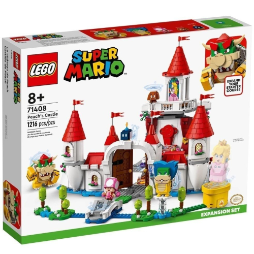 ［想樂］全新 樂高 Lego 71408 Super Mario 瑪利歐 碧姬公主城堡 (盒損)