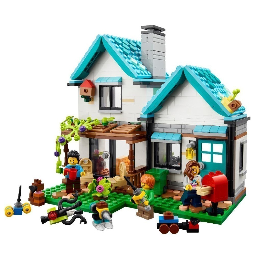 ［想樂］全新 樂高 LEGO 31139 Creator 三合一 溫馨小屋 Cozy House-細節圖3