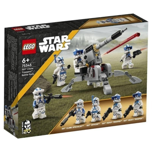 ［想樂］全新 樂高 LEGO 75345 STARWARS 星際大戰 Battle Pack 501軍團複製人士兵