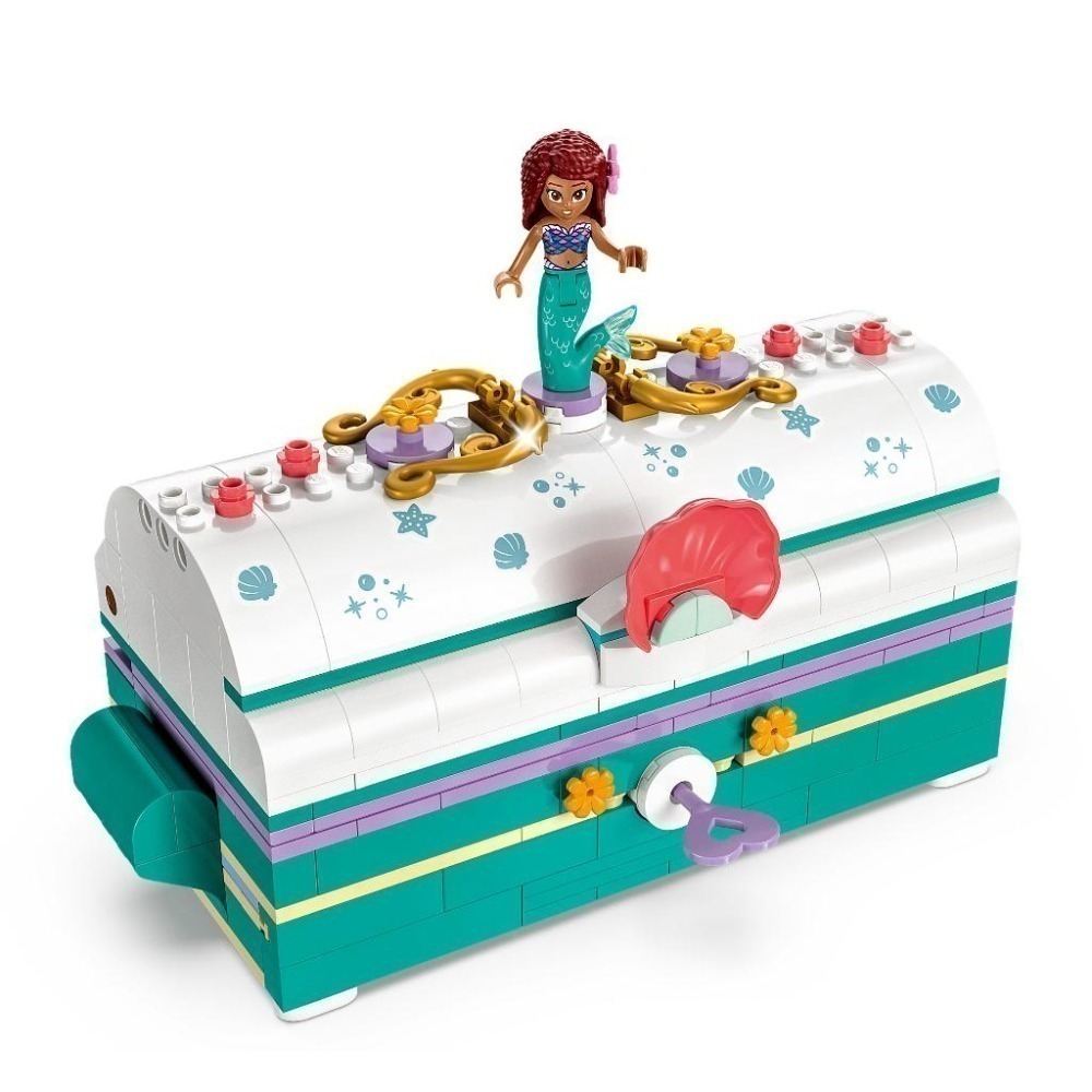 ［想樂］全新 樂高 LEGO 43229 Disney Princess 迪士尼 《小美人魚》收納寶盒-細節圖4