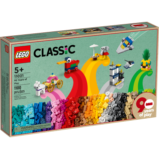 ［想樂］全新 樂高 Lego 11021 Classic 創意 積木桶 90 週年紀念盒組 Bricks 1100片