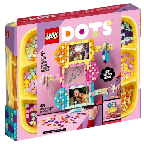 ［想樂］全新 樂高 LEGO 41956 Dots 豆豆相框手環組-冰淇淋