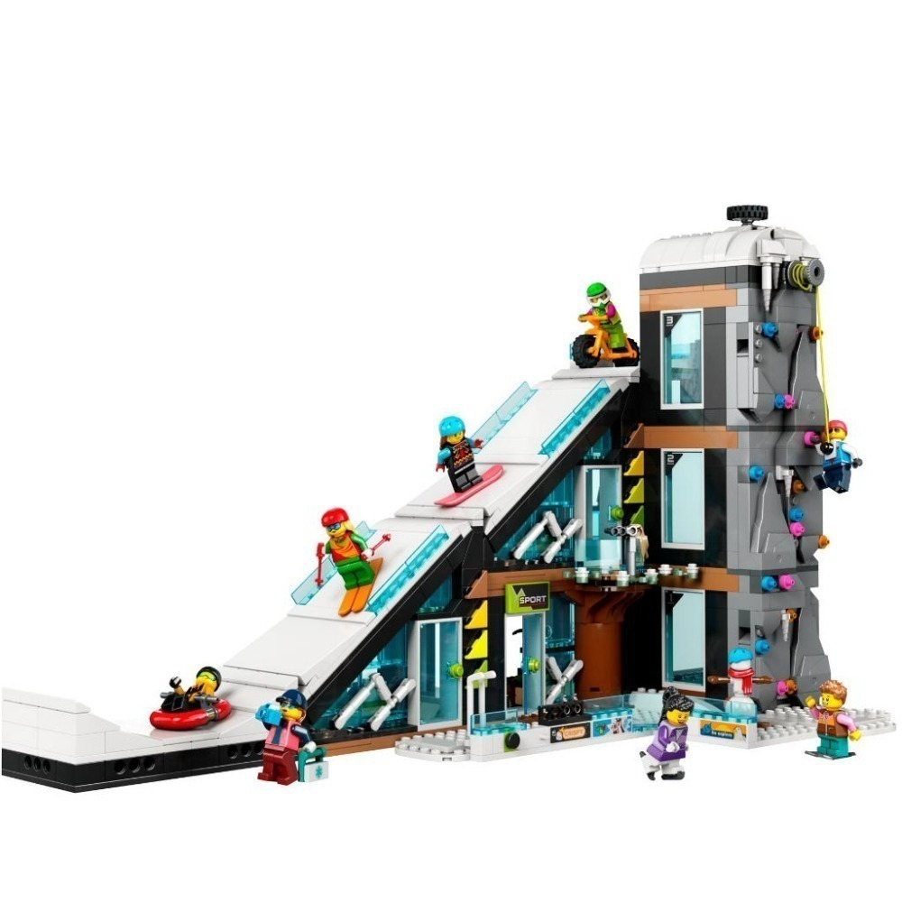 ［想樂］全新 樂高 LEGO 60366 City 城市 滑雪和攀岩中心-細節圖3