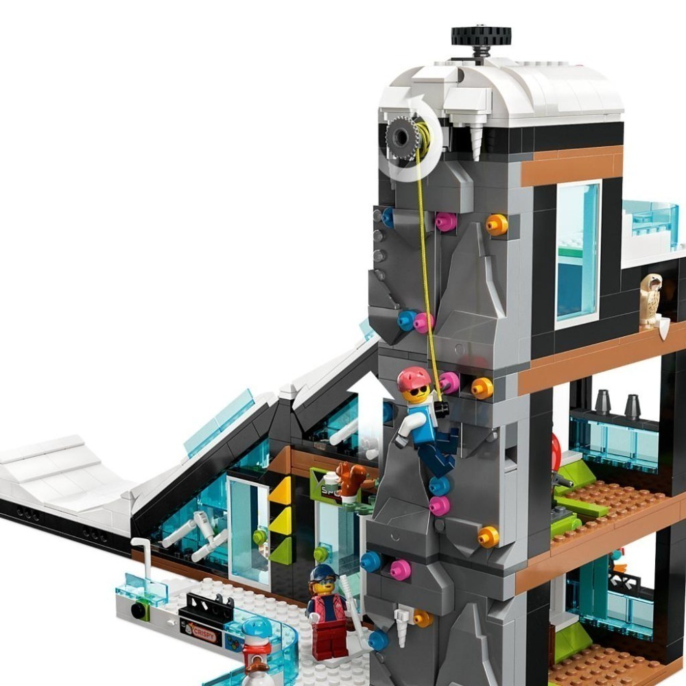 ［想樂］全新 樂高 LEGO 60366 City 城市 滑雪和攀岩中心-細節圖5