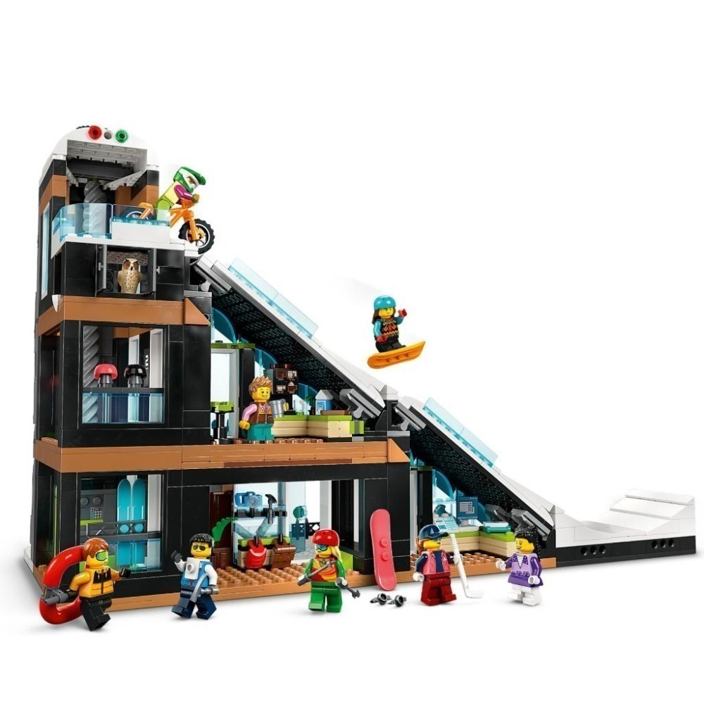 ［想樂］全新 樂高 LEGO 60366 City 城市 滑雪和攀岩中心-細節圖4
