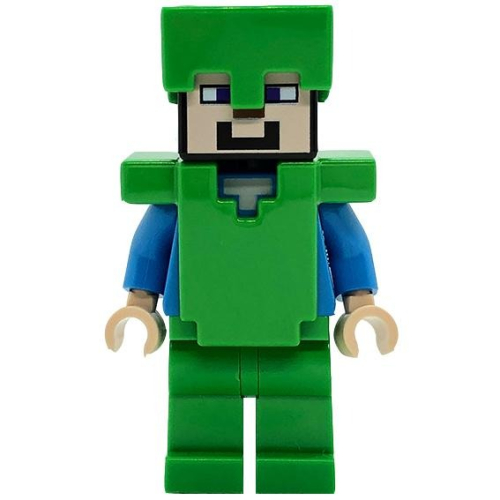 ［想樂］『人偶』全新 樂高 Lego MIN140 Minecraft 創世神 Steve (21243)