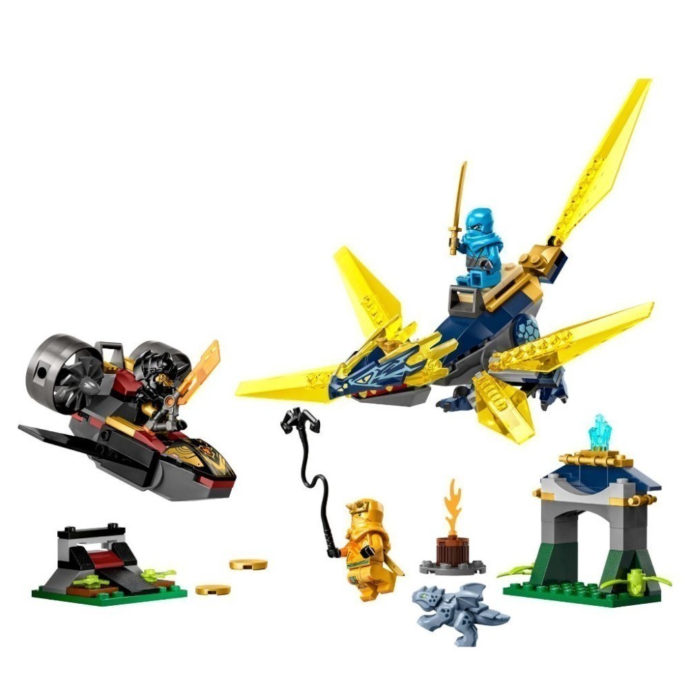 ［想樂］全新 樂高 LEGO 71798 Ninjago 忍者 赤蘭與亞林的幼龍大戰-細節圖3