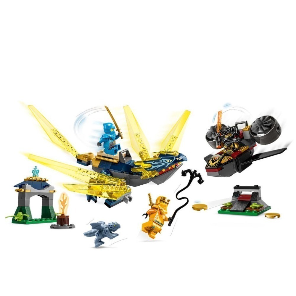 ［想樂］全新 樂高 LEGO 71798 Ninjago 忍者 赤蘭與亞林的幼龍大戰-細節圖4