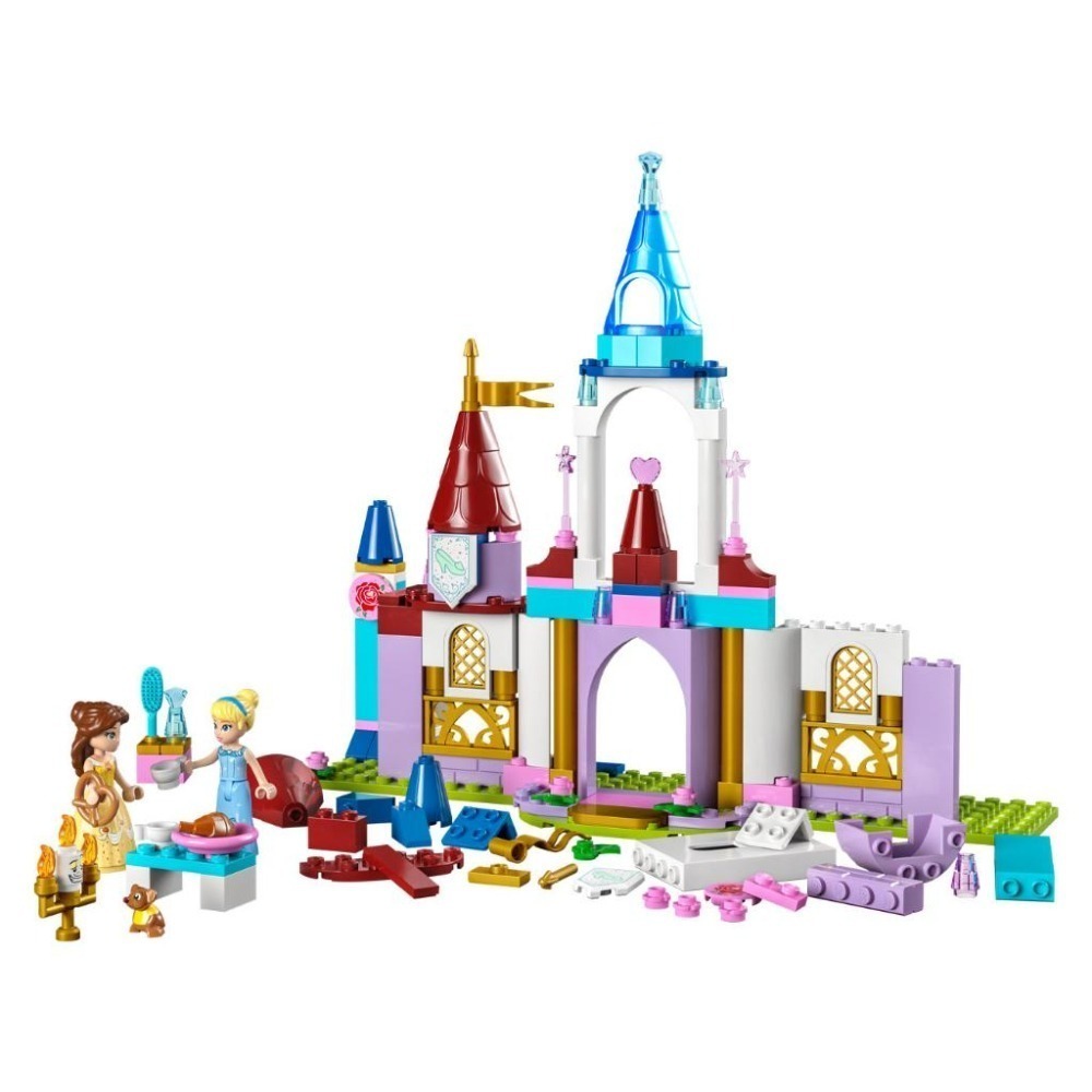 ［想樂］全新 樂高 LEGO 43219 Disney Princess 迪士尼公主貝兒與灰姑娘創意城堡 Castle-細節圖2