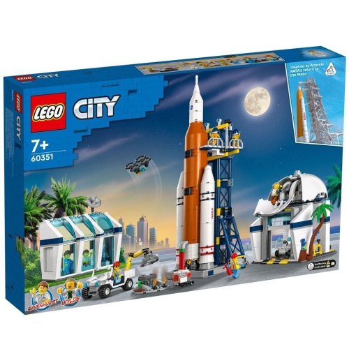 ［想樂］全新 樂高 Lego 60351 City 城市 太空 火箭發射中心 (盒損)