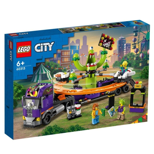 ［想樂］全新 樂高 LEGO 60313 City 城市 Stuntz 太空之旅遊樂車