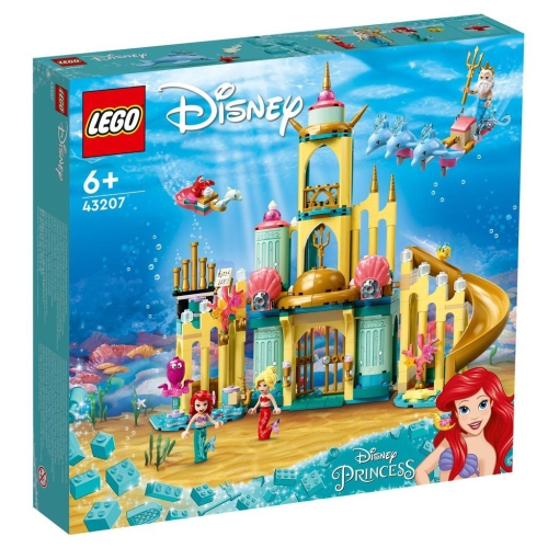 ［想樂］全新 樂高 Lego 43207 Disney 迪士尼 小美人魚的海底宮殿