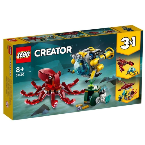 ［想樂］全新 樂高 LEGO 31130 Creator 3合1 海底尋寶任務