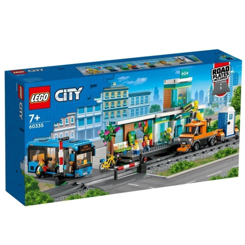 ［想樂］全新 樂高 LEGO 60335 City 城市火車站 (盒損)