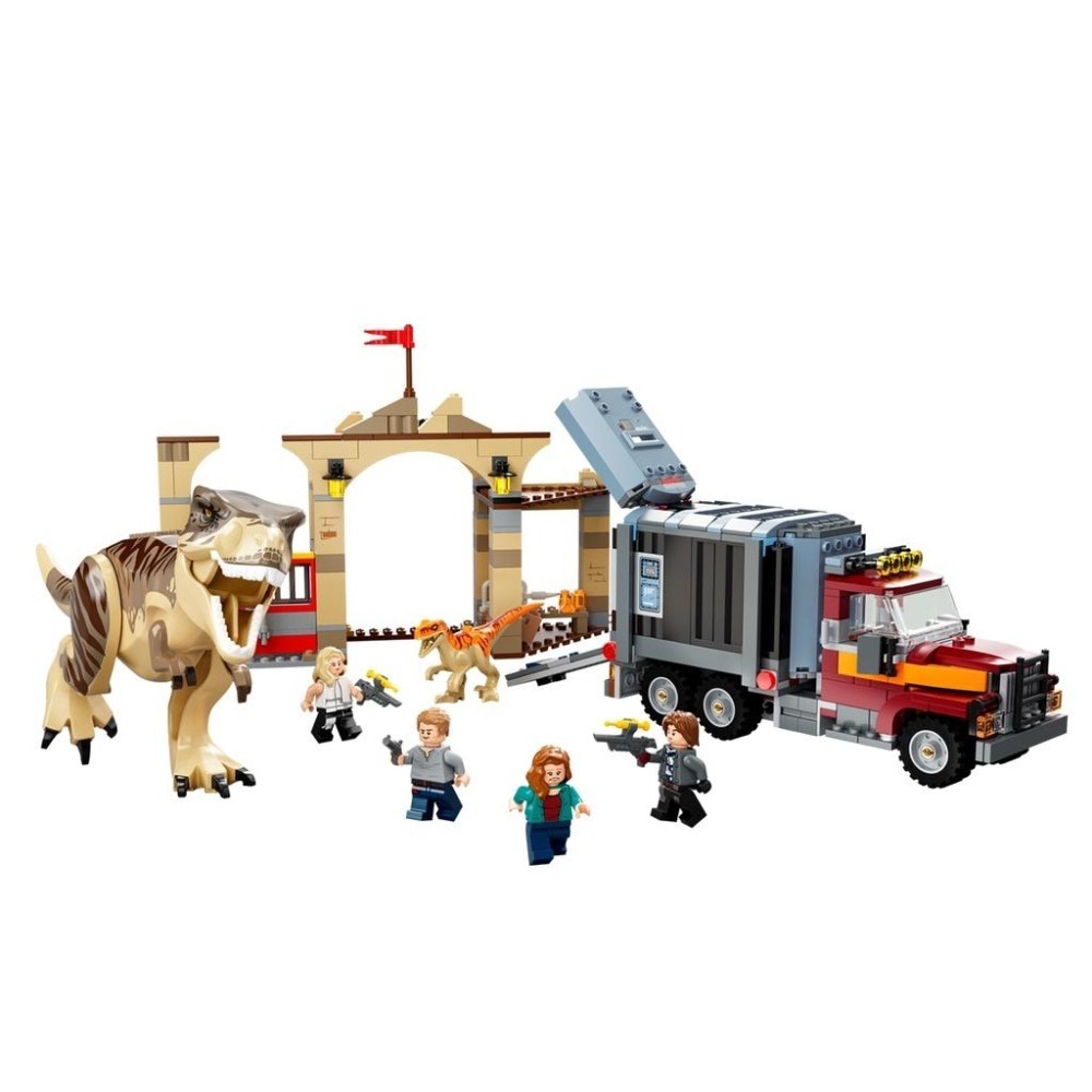 ［想樂］全新 樂高 Lego 76948 侏儸紀世界 Jurassic 霸王龍和野蠻盜龍逃脫-細節圖4