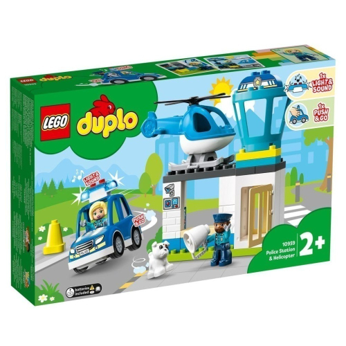 ［想樂］全新 樂高 Lego 10959 Duplo 德寶 警察局與直升機