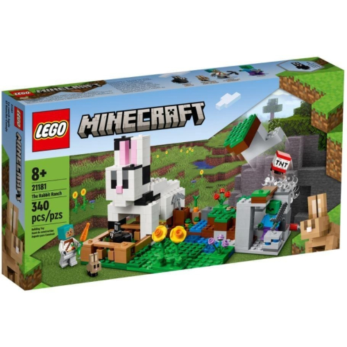 ［想樂］全新 樂高 Lego 21181 Minecraft 創世神 The Rabbit Ranch
