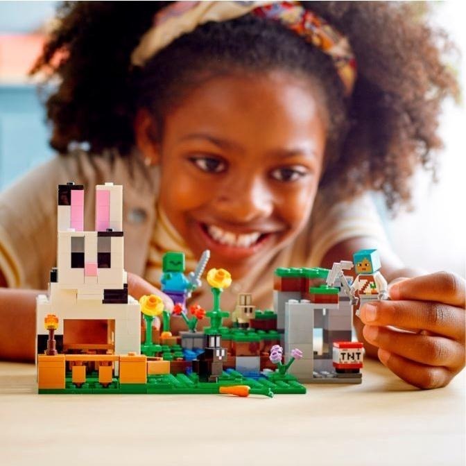 ［想樂］全新 樂高 Lego 21181 Minecraft 創世神 The Rabbit Ranch-細節圖5