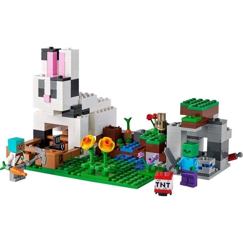 ［想樂］全新 樂高 Lego 21181 Minecraft 創世神 The Rabbit Ranch-細節圖3