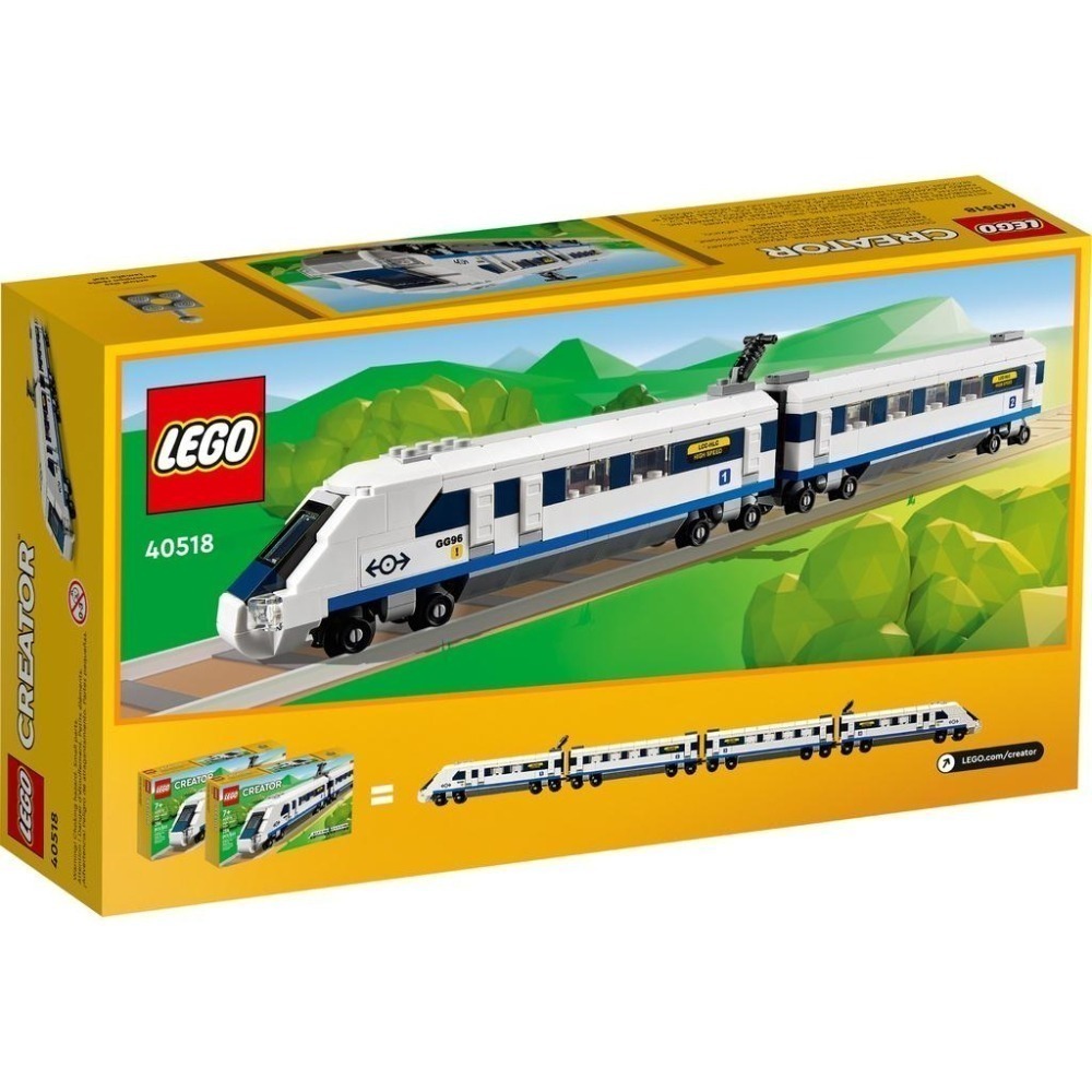 ［想樂］全新 樂高 LEGO 40518 CREATOR 高速列車 High-Speed Train-細節圖2