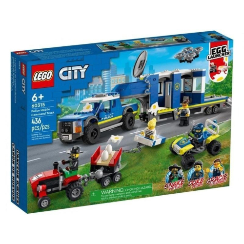 ［想樂］全新 樂高 Lego 60315 City 城市 警察行動指揮車
