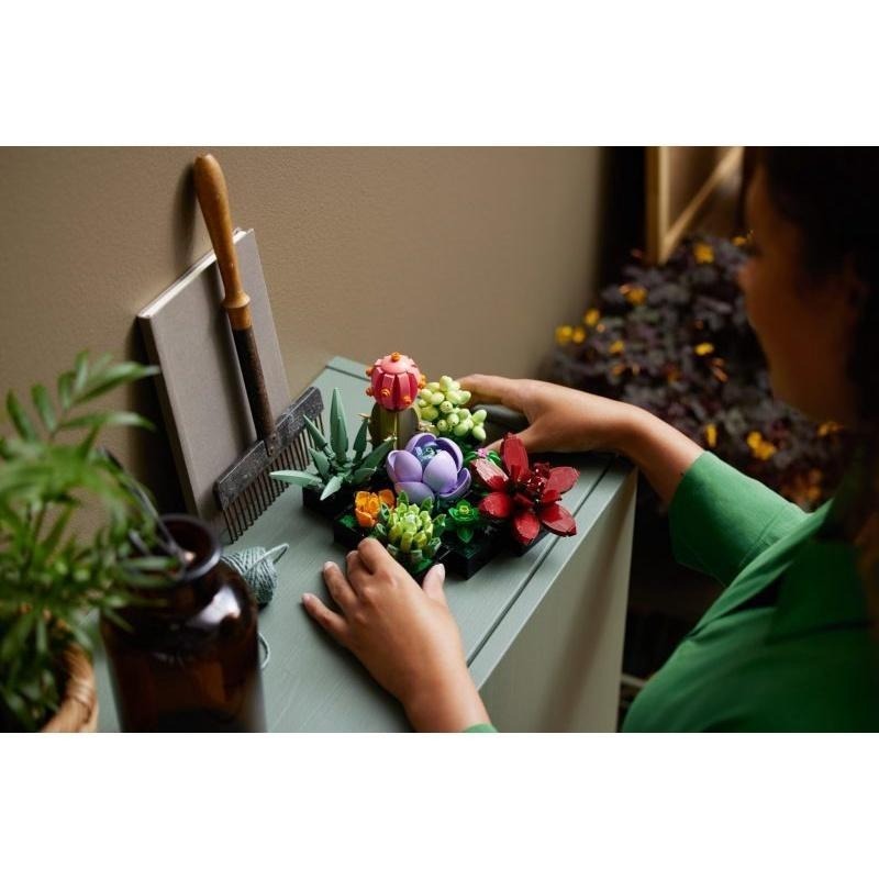 ［想樂］全新 樂高 Lego 10309 Creator 多肉植物-細節圖6