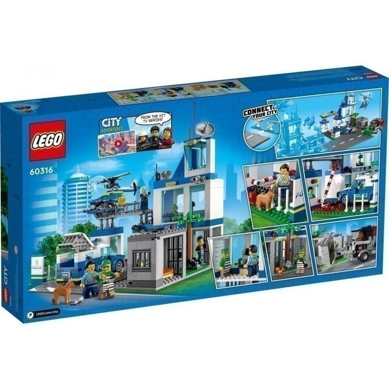 ［想樂］全新 樂高 Lego 60316 City 城市 城市警察局-細節圖2