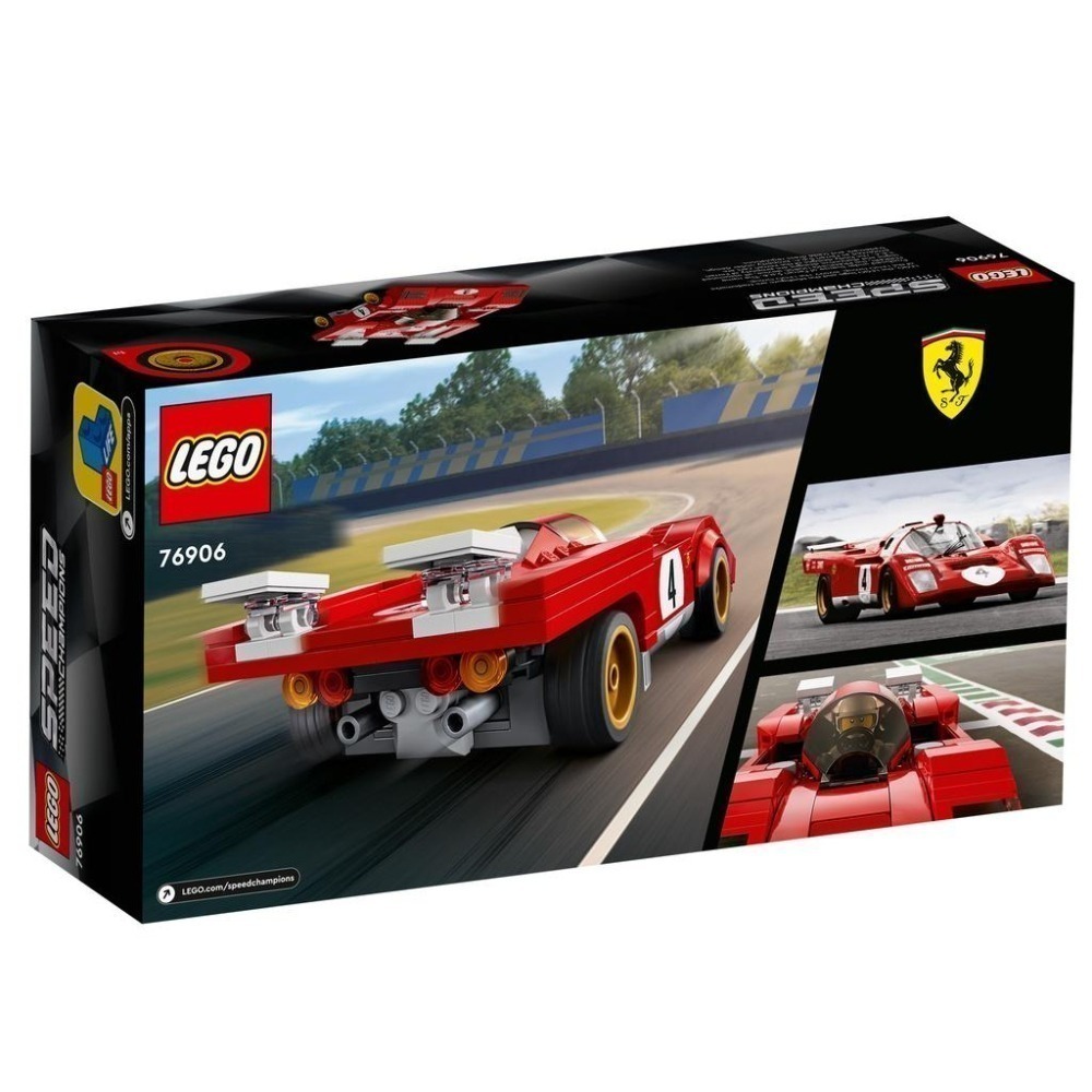 ［想樂］全新 樂高 Lego 76906 Speed 賽車 1970 法拉利 512M-細節圖2