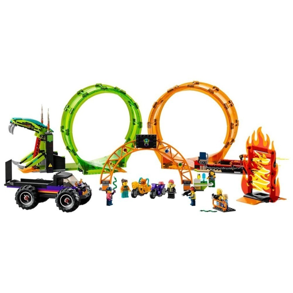 ［想樂］全新 樂高 LEGO 60339 City 城市 Stuntz 雙重環形跑道競技場-細節圖3