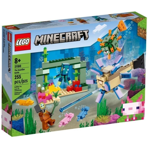 ［想樂］全新 樂高 Lego 21180 Minecraft 創世神 The Guardian Battle