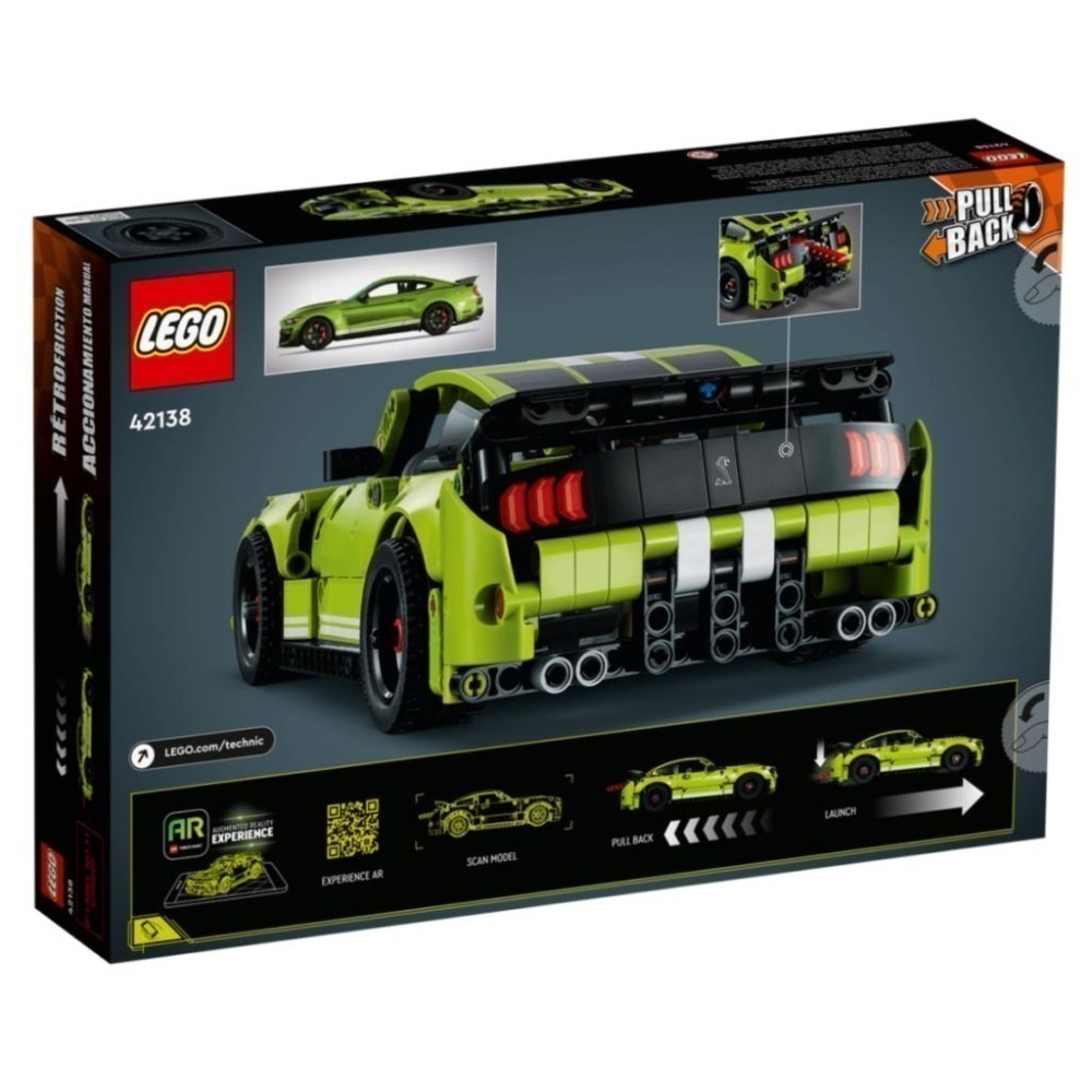 ［想樂］全新 樂高 Lego 42138 Technic 科技 Ford Mustang Shelby® GT500®-細節圖2