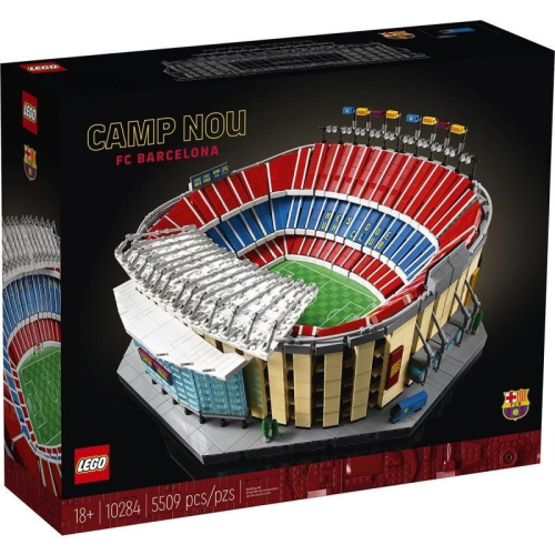 ［想樂］全新 樂高 Lego 10284 經典 建築 西班牙 巴塞隆納 諾坎普球場 足球場 (原箱寄出)