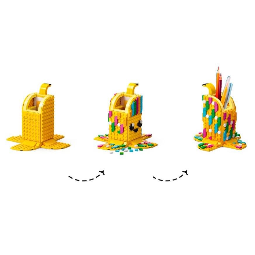 ［想樂］全新 樂高 Lego 41948 DOTS 水果豆豆 筆筒 可愛香蕉-細節圖3