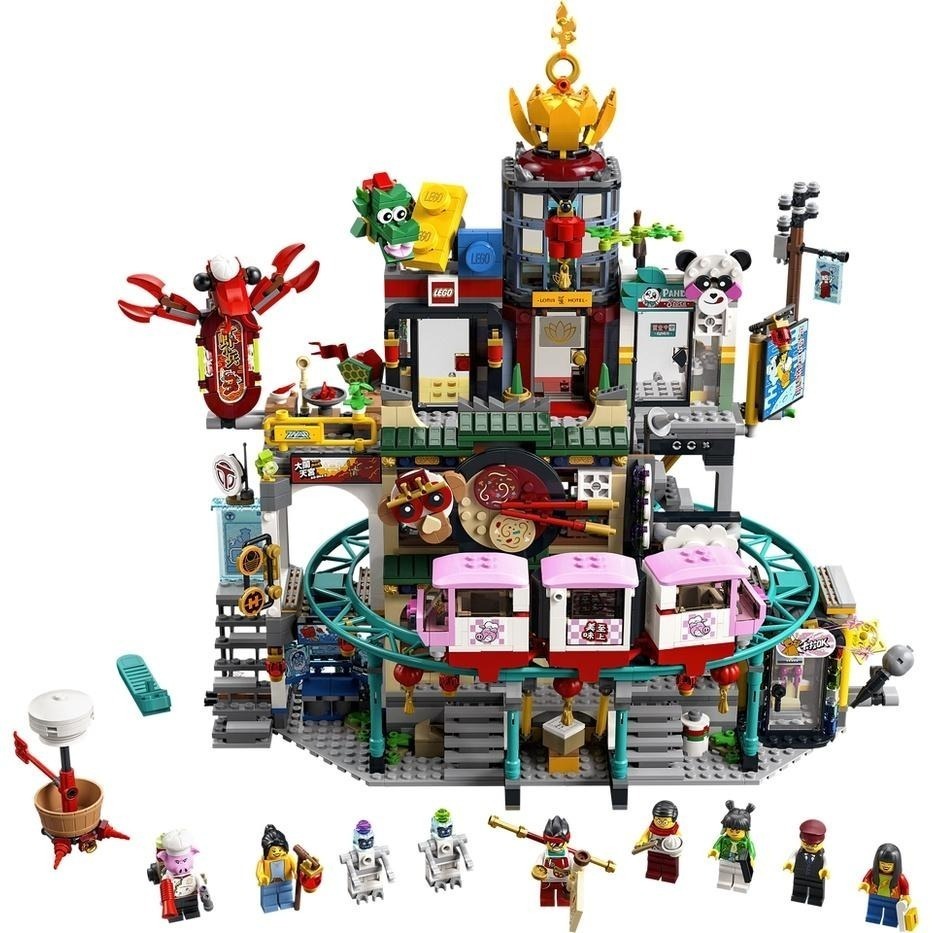 ［想樂］全新 樂高 Lego 80036 Monkie Kid 悟空小俠 蘭燈城-細節圖3