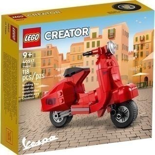 ［想樂］全新 樂高 Lego 40517 Creator 偉士牌 摩托車 Vespa 紅色
