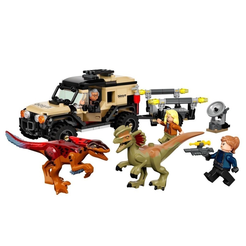 ［想樂］全新 樂高 Lego 76951 侏儸紀世界 Jurassic 火盜龍＆雙冠龍運送-細節圖3