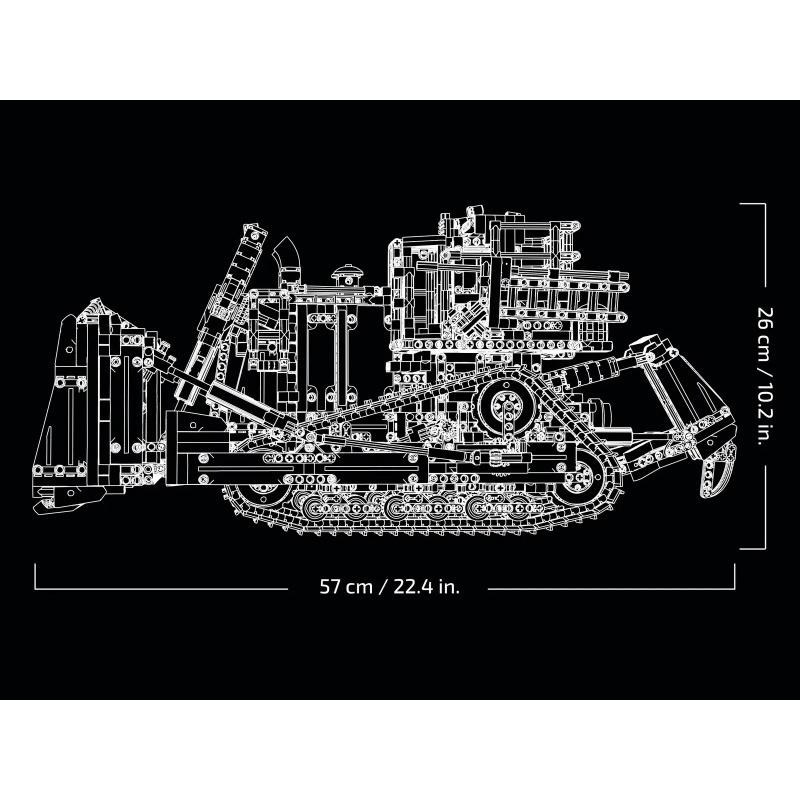 ［想樂］全新 樂高 LEGO 42131 Technic 科技 遙控卡特彼勒 D11 推土機-細節圖6