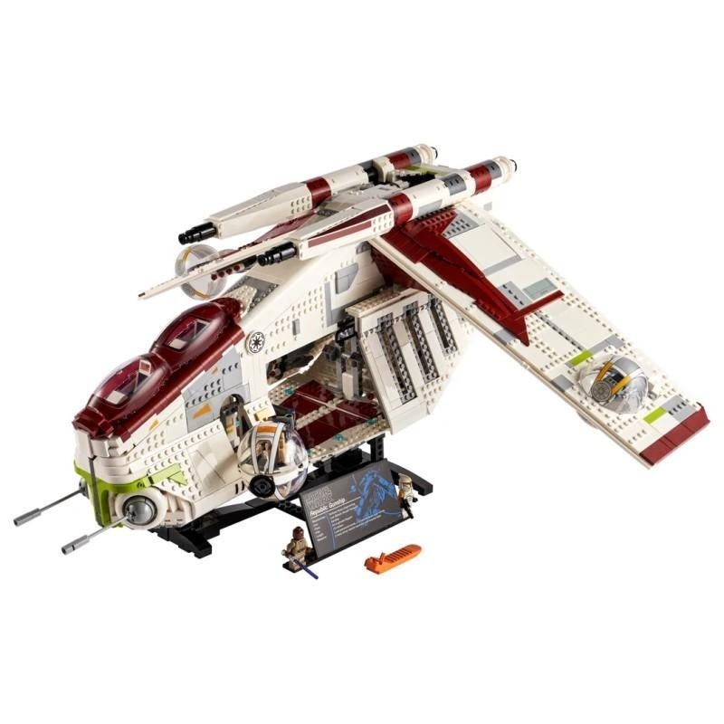 ［想樂］全新 樂高 Lego 75309 星戰 Star Wars 共和國砲艇 Republic Gunship-細節圖3