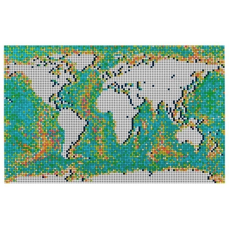 ［想樂］全新 樂高 LEGO 31203 ART 馬賽克 世界地圖 (原箱寄出)-細節圖4