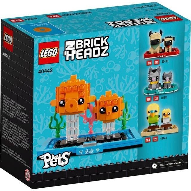 ［想樂］全新 樂高 Lego 40442 Brickheadz 金魚 Goldfish-細節圖2
