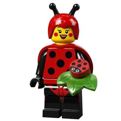 ［想樂］『人偶』全新 樂高 Lego 71029 4 第21代人偶包 瓢蟲女孩 Ladybug Girl