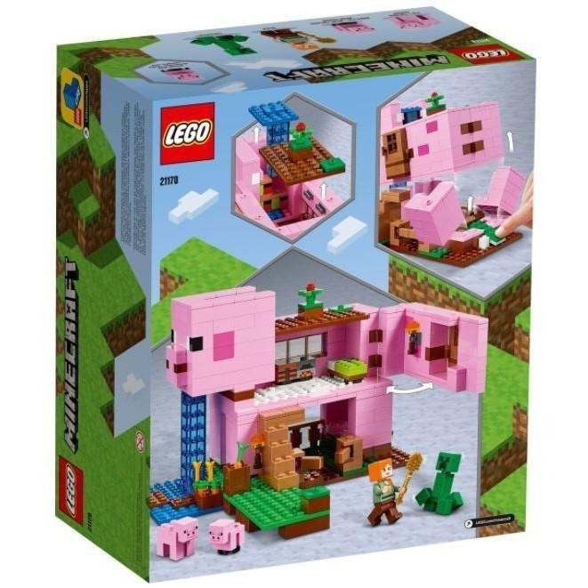 ［想樂］全新 樂高 Lego 21170 Minecraft 豬小屋-細節圖2