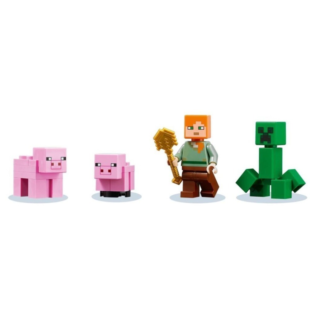 ［想樂］全新 樂高 Lego 21170 Minecraft 豬小屋-細節圖4