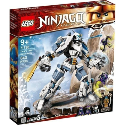 ［想樂］全新 樂高 Lego 71738 Ninjago 冰忍的鈦機械人之戰